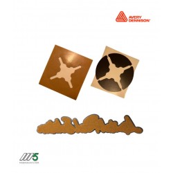 Fustellati del biadesivo FM 464 di Avery Dennison per emblemi automotive