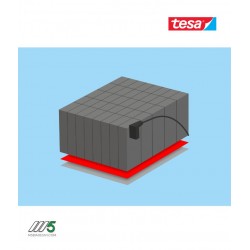 Esempio di applicazione del biadesivo 58395 Tesa