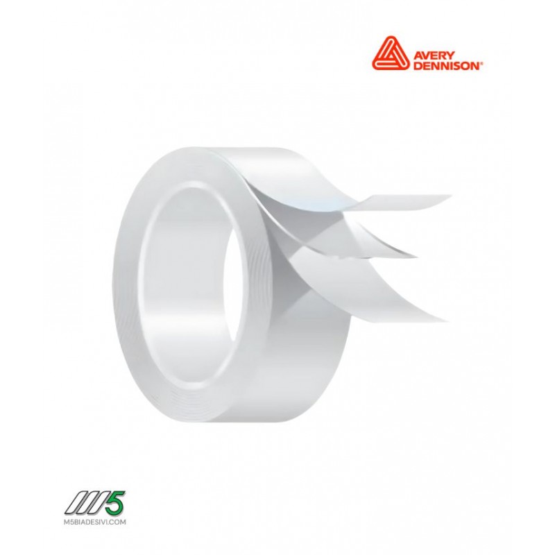 Schema costruttivo del biadesivo MS 21092 di Avery Dennison