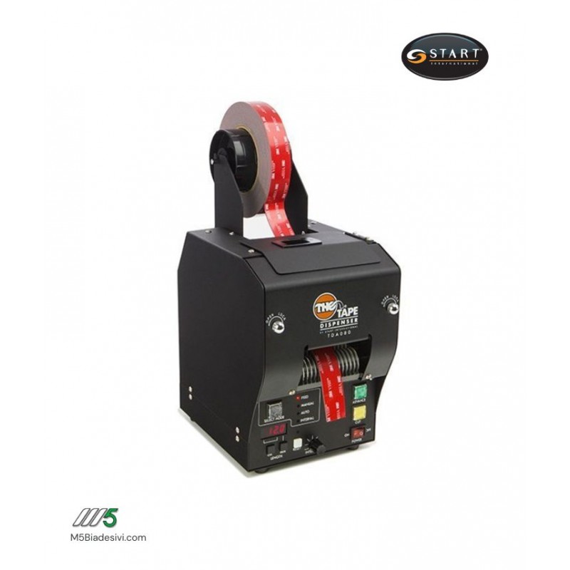 Immagine del Dispenser Start TDA080 con montato un nastro VHB