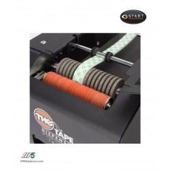 Particolare delle rotelle di trascinamento nastro del Dispenser Start TDA 080