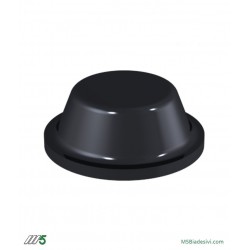 M5.2075 - Paracolpi a tronco di cono nero