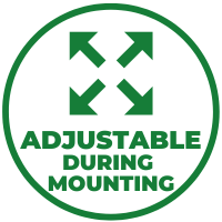 riposizionabile durante il montaggio